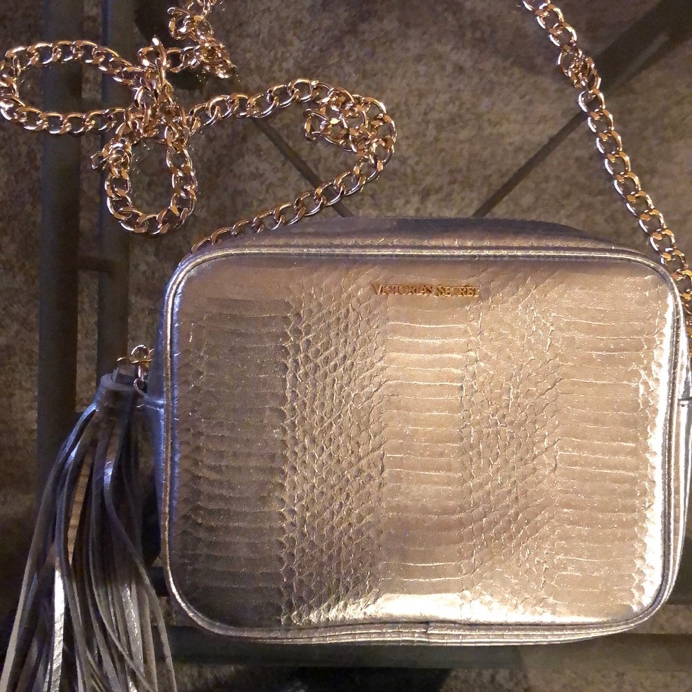 VS Crossbody & Clinique makeup bag